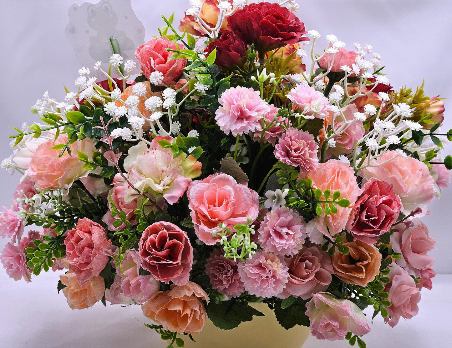 Vibrant Flower Gift Idea, Happy/B irthday/Thinking of You/Happy Mother's Day/You are Special/3 Choices/Frog/Sloth/Teddy Bear/Cheerful/Bright