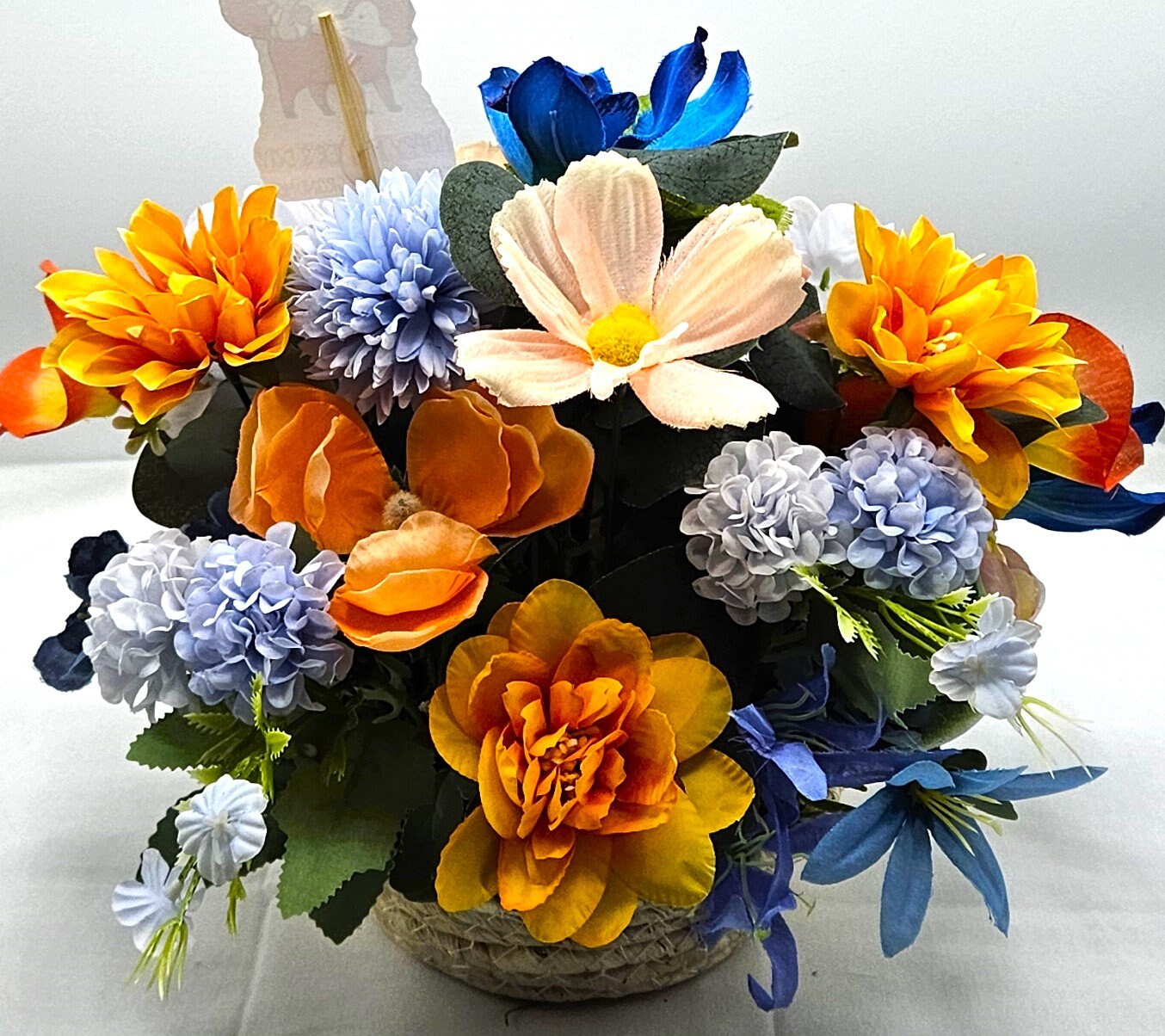 Grandma Gift Flower Arrangement, Happy Birthday, Happy Grandma/Mother's Day Gift, I Love You Grandma, Acrylic Heart Grandma Love Message