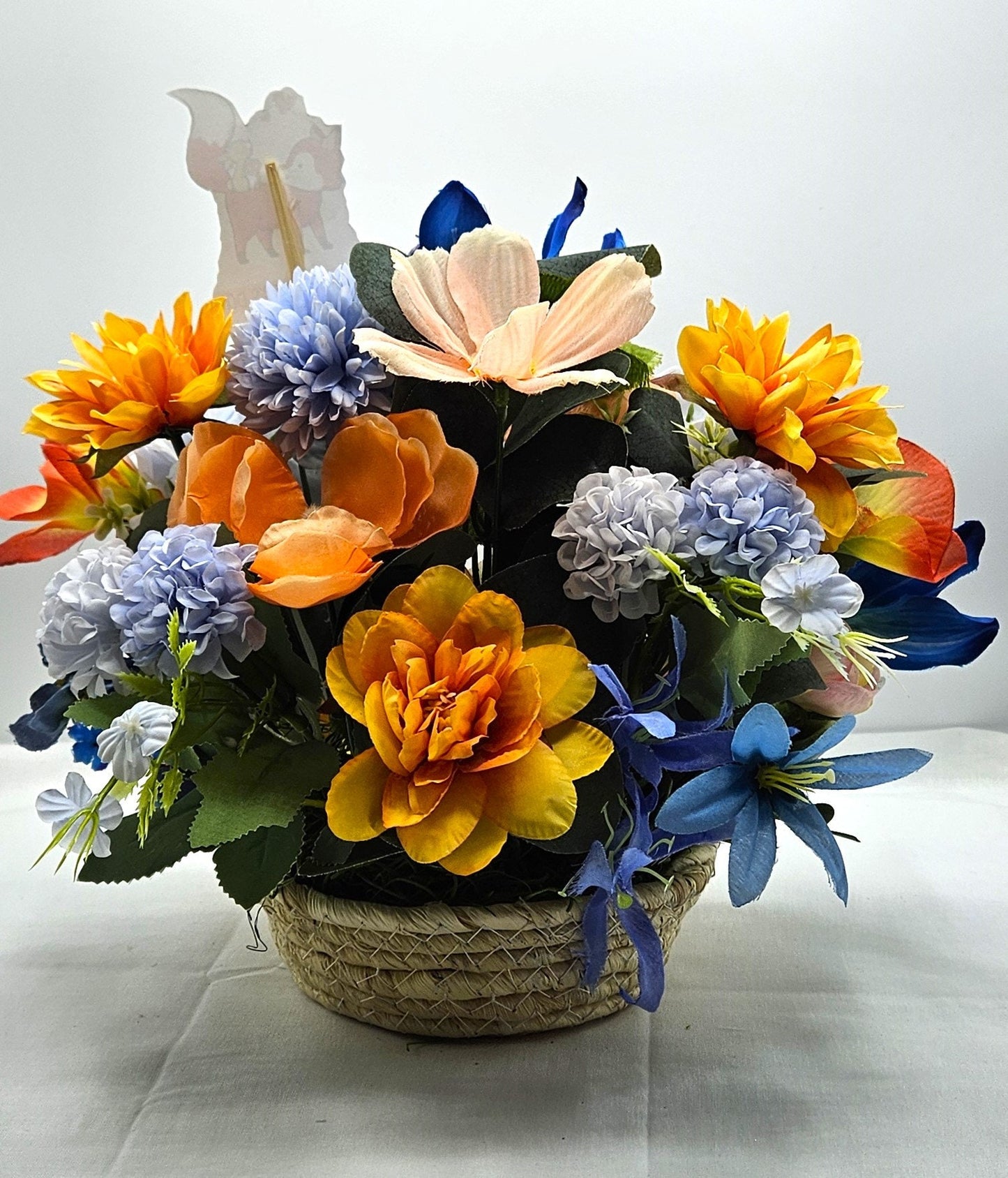 Grandma Gift Flower Arrangement, Happy Birthday, Happy Grandma/Mother's Day Gift, I Love You Grandma, Acrylic Heart Grandma Love Message