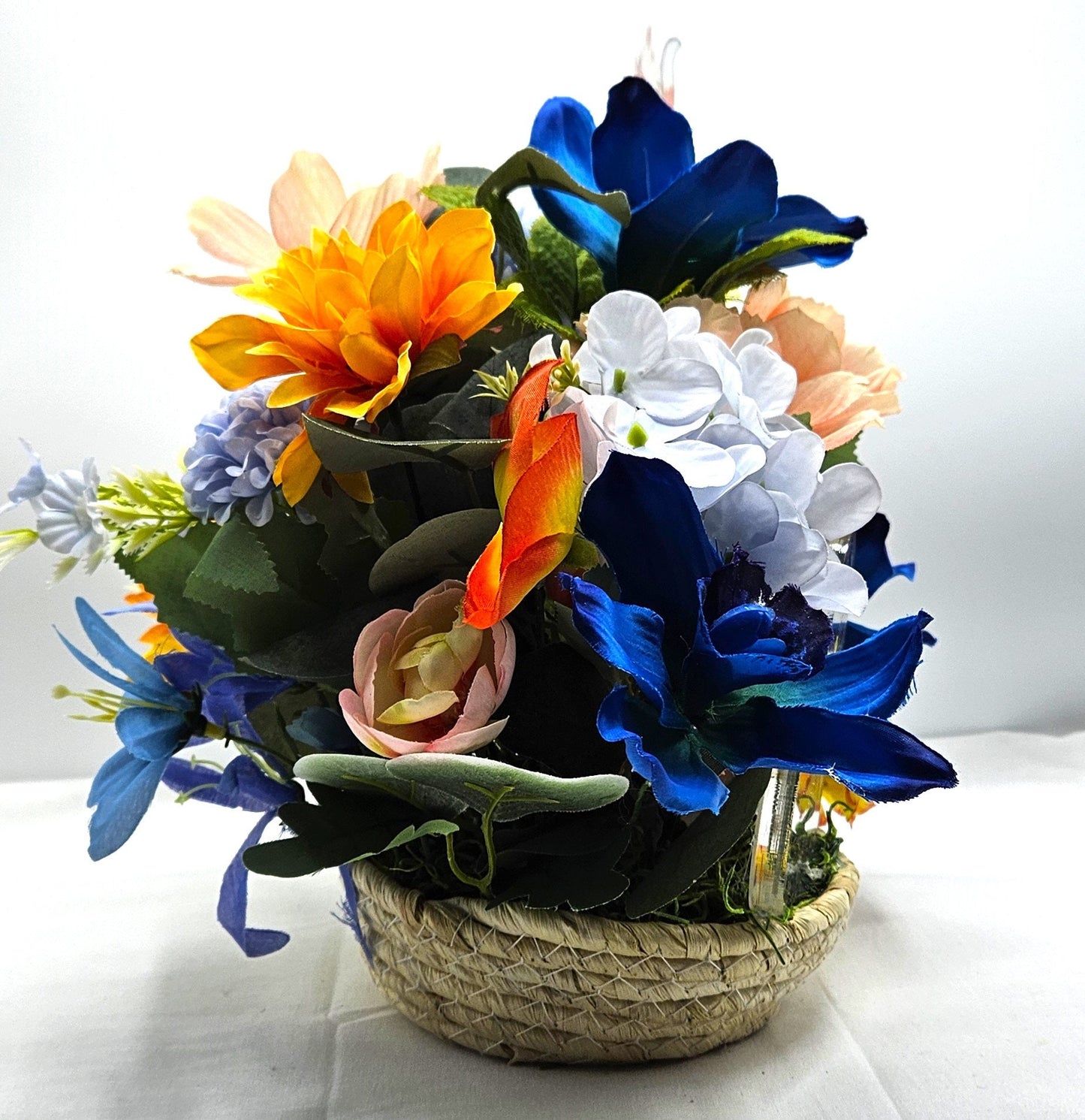 Grandma Gift Flower Arrangement, Happy Birthday, Happy Grandma/Mother's Day Gift, I Love You Grandma, Acrylic Heart Grandma Love Message