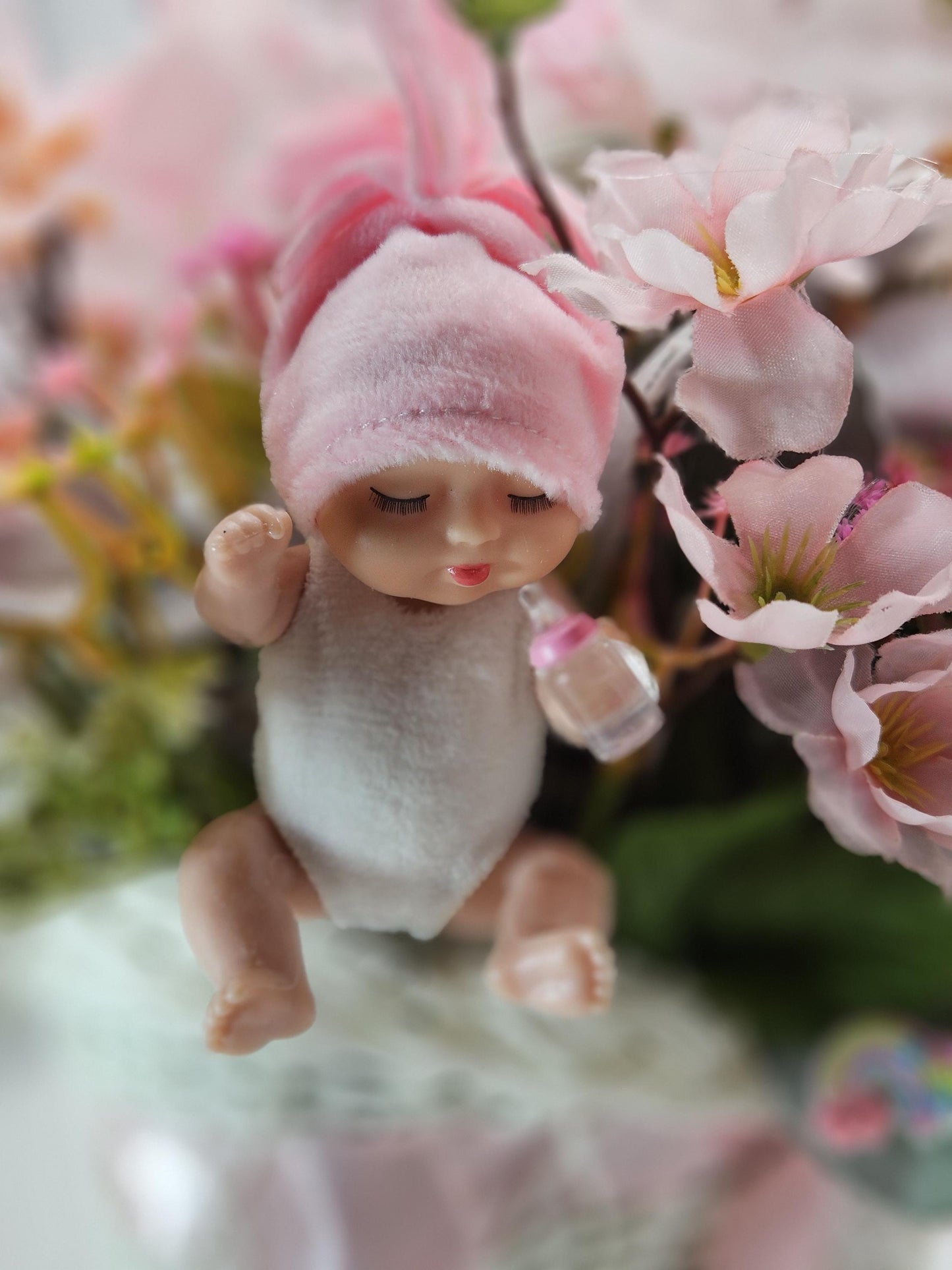 Welcome Baby W/these Pink Buggy or Blue Basket/Bassinet Floral Centerpieces, 2 Options, Boy or Girl, Baby Accents and Decor/Great for Shower