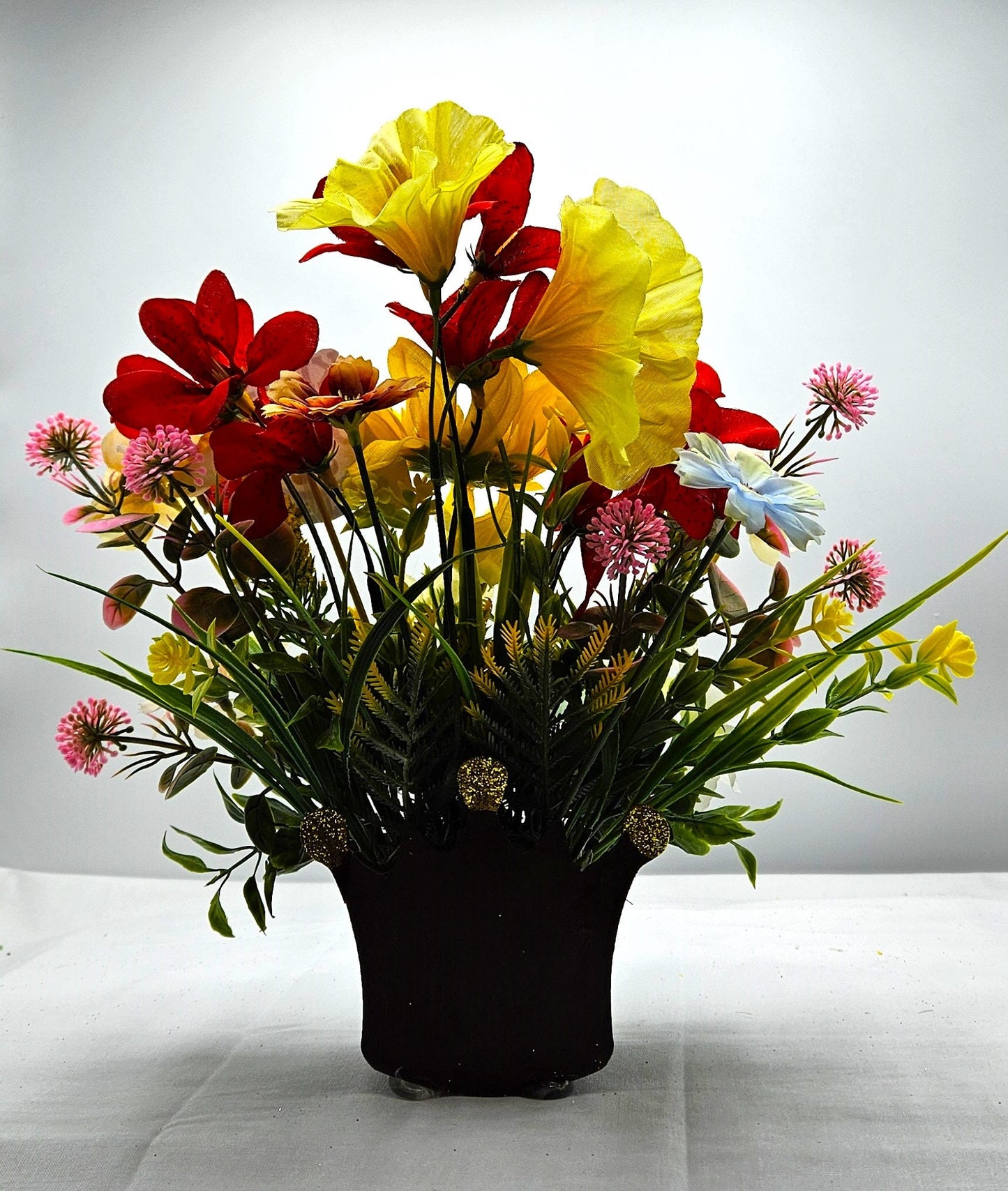 Best Dad Ever Gift: Handpicked Flower Gift Set in Wooden Crown Pot, Father's Day Surprise, #1 Dad Father's Day Gifts, 2 Options