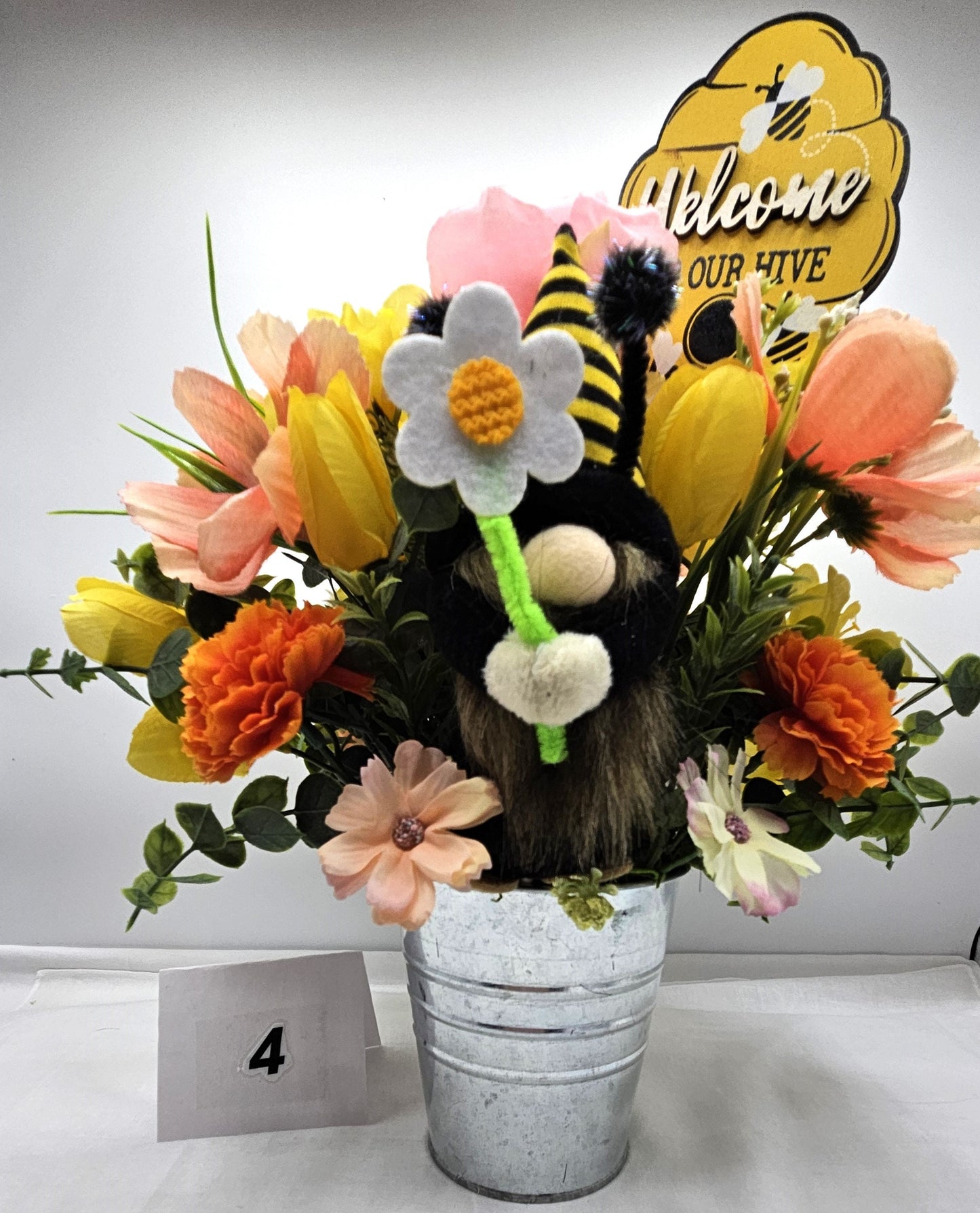 Bees for the Nature Lover, 5 Options, Bee and Gnome Accents, Bee Signs and Wildflowers in Yellows, Blues, Purples and Pinks, Honey Bees