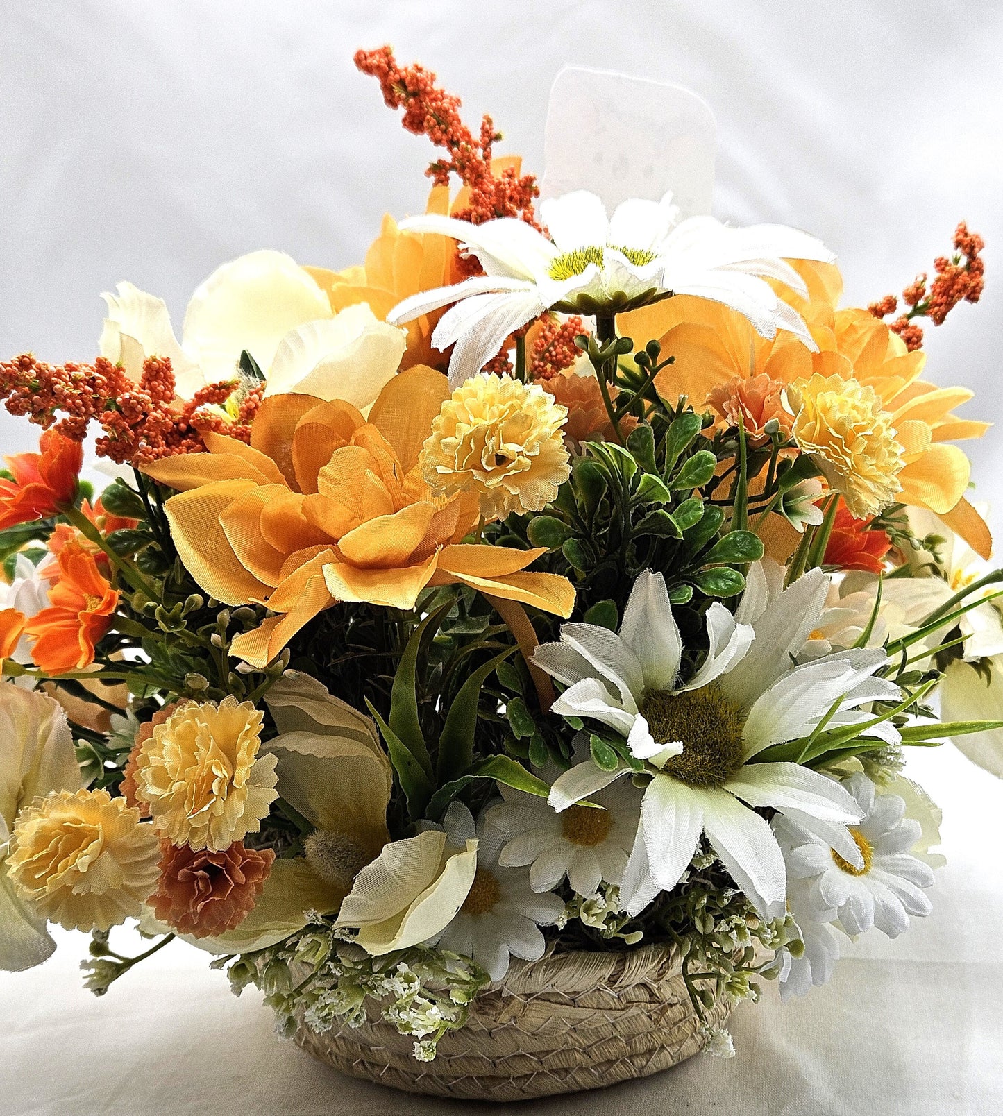 Adorable Koala Bear Flower Arrangement in Woven Basket - Thank You Decor for the Koala Bear Lover in Your Life, Gratitide Gift