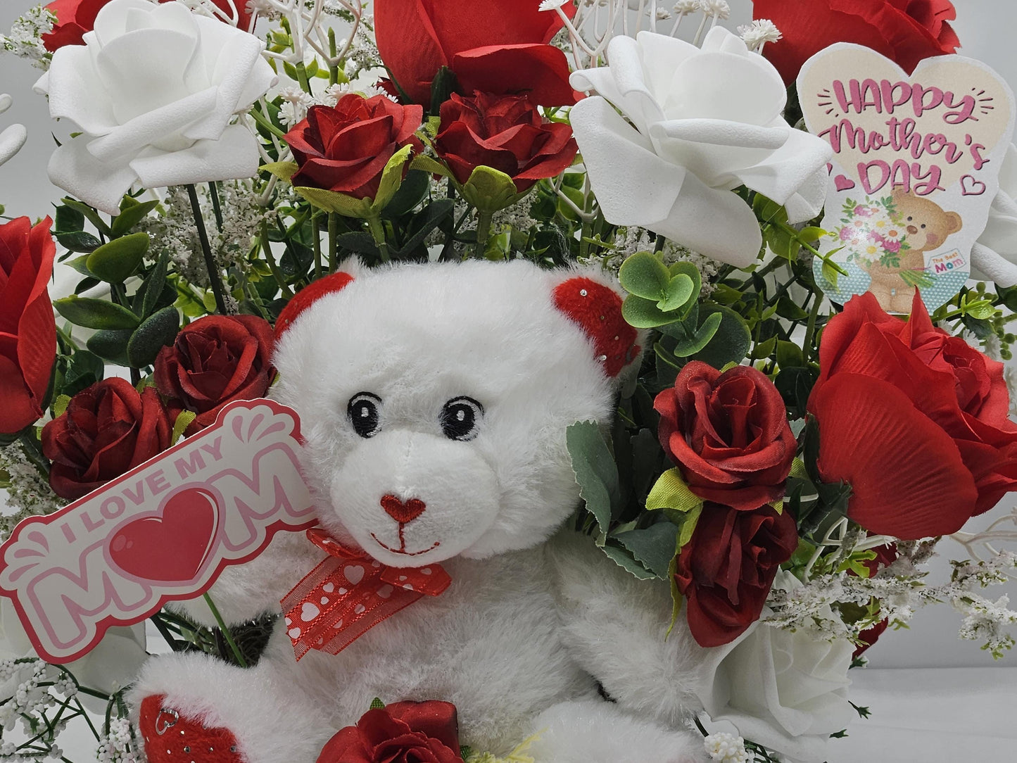 Vibrant Flower Gift Idea, Happy/B irthday/Thinking of You/Happy Mother's Day/You are Special/3 Choices/Frog/Sloth/Teddy Bear/Cheerful/Bright