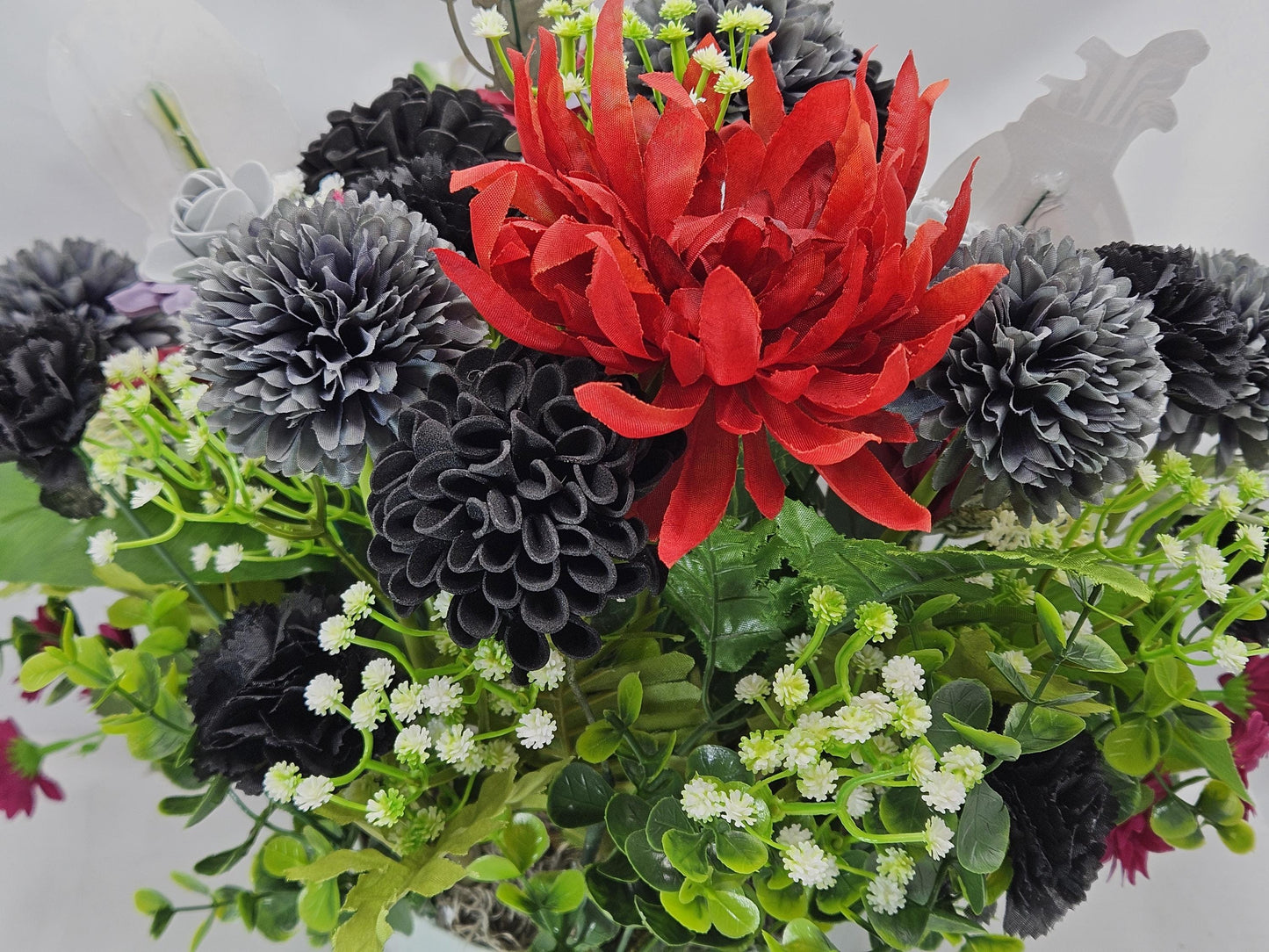 For the Golf Lover/A gift for Him/Golf Cart/Bag/Balls/Manly Floral Gift/Orange/Yellow or Gray/Red/Black/Golf Enthusiast for Any Occasion